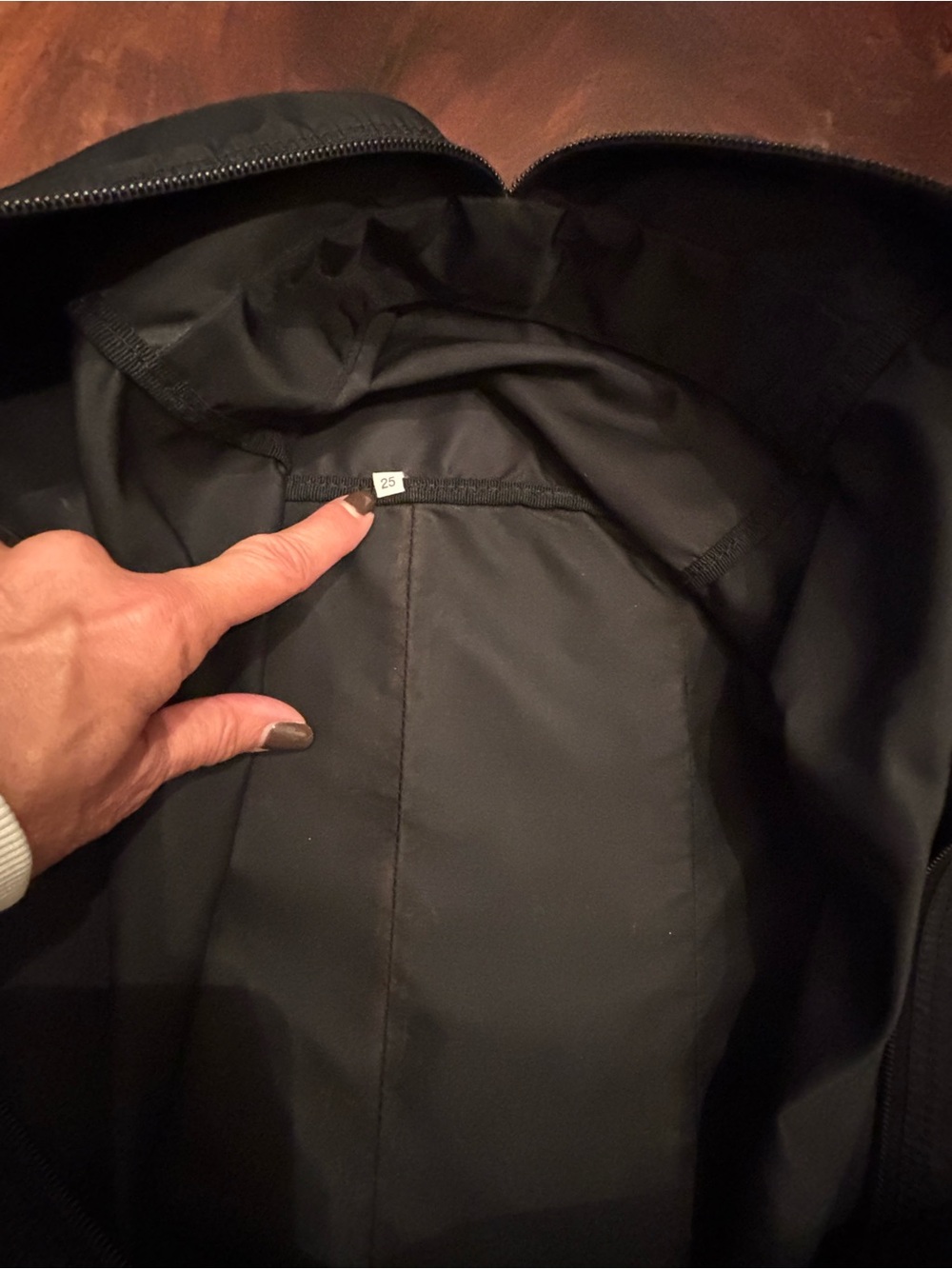 Prada Black Nylon Satchel with Triangle Logo - Picture 13 of 15